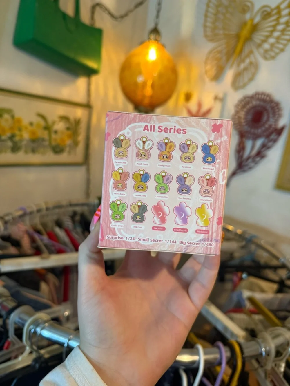 Baby Three MACARON Cute Bunny Head V2 Keychain Blind Box UNOPENED - Picture 2 of 8